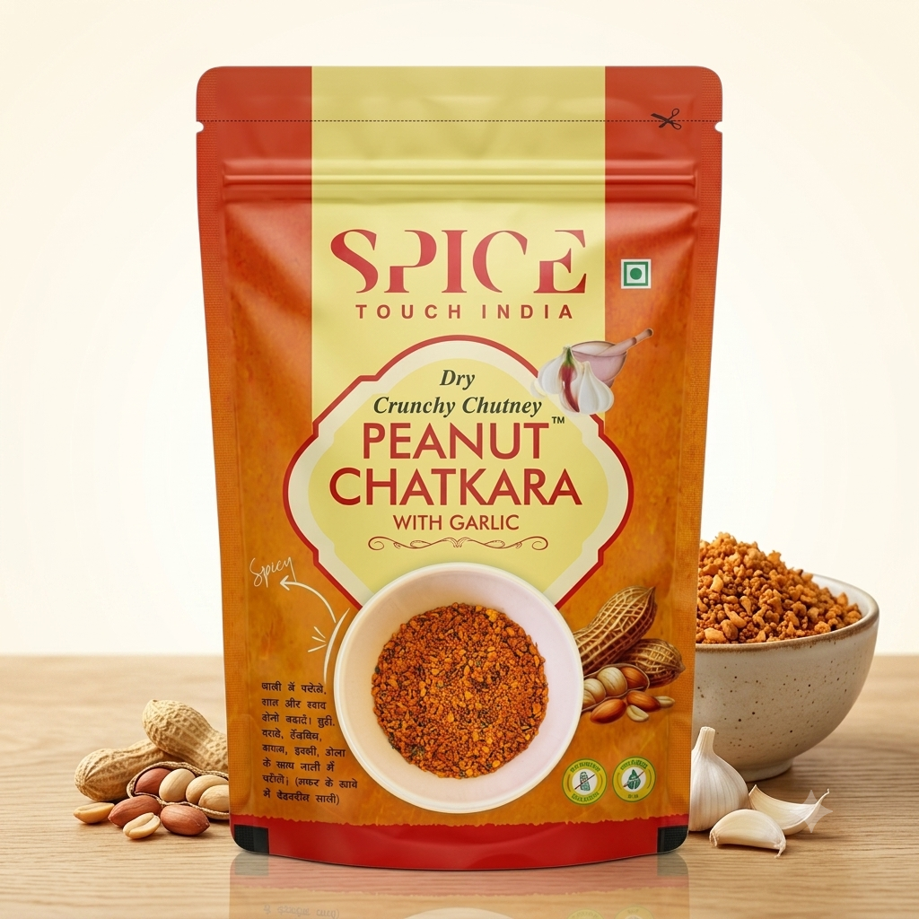 Peanut Chatkara | Crunchy Peanut & Garlic Dry Chutney