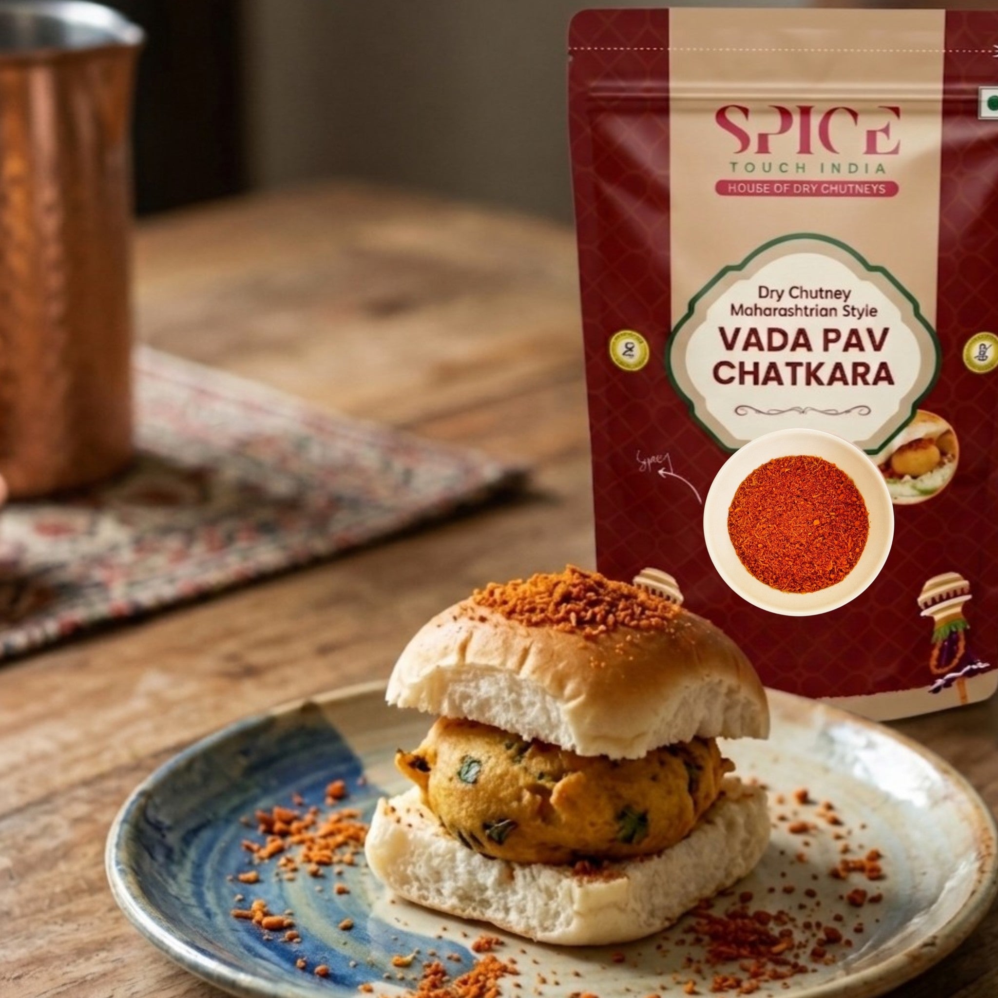 Vada Pav Chatkara | Premium Vada Pav Dry Chutney