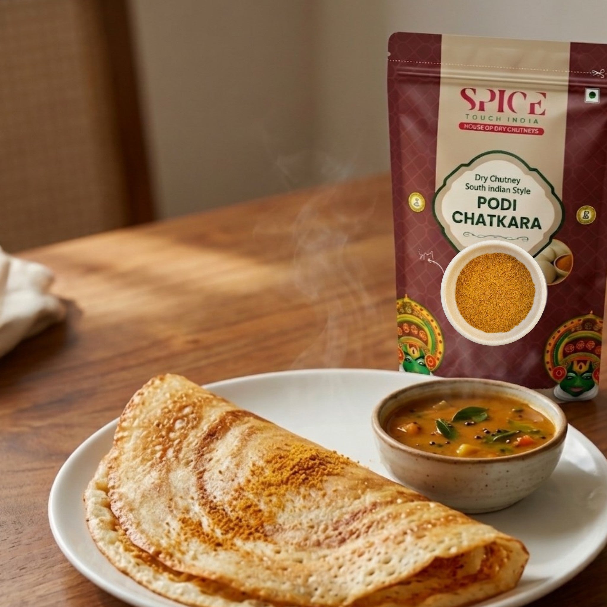 Podi Chatkara | Authentic South Indian Gunpowder Chutney