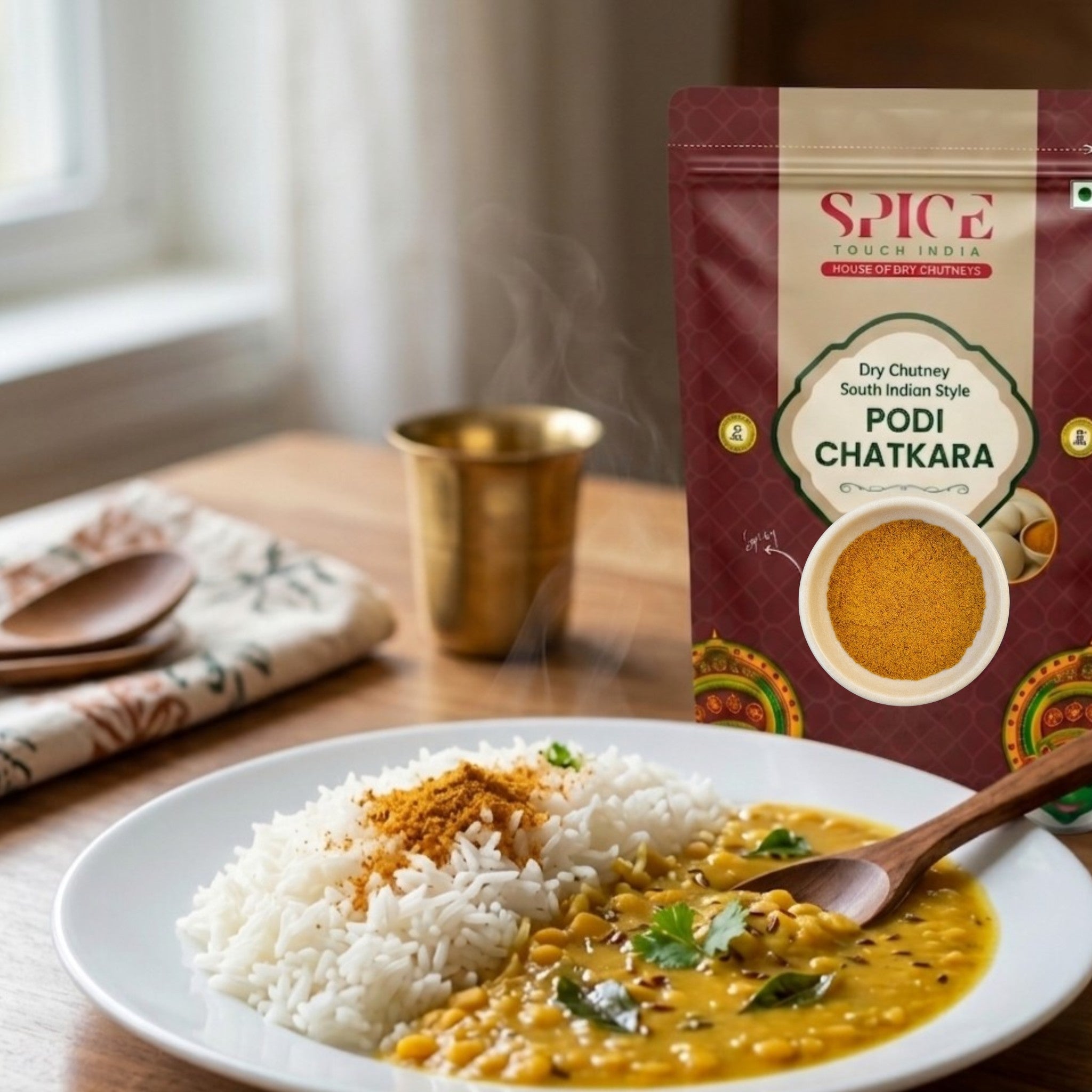 Podi Chatkara | Authentic South Indian Gunpowder Chutney