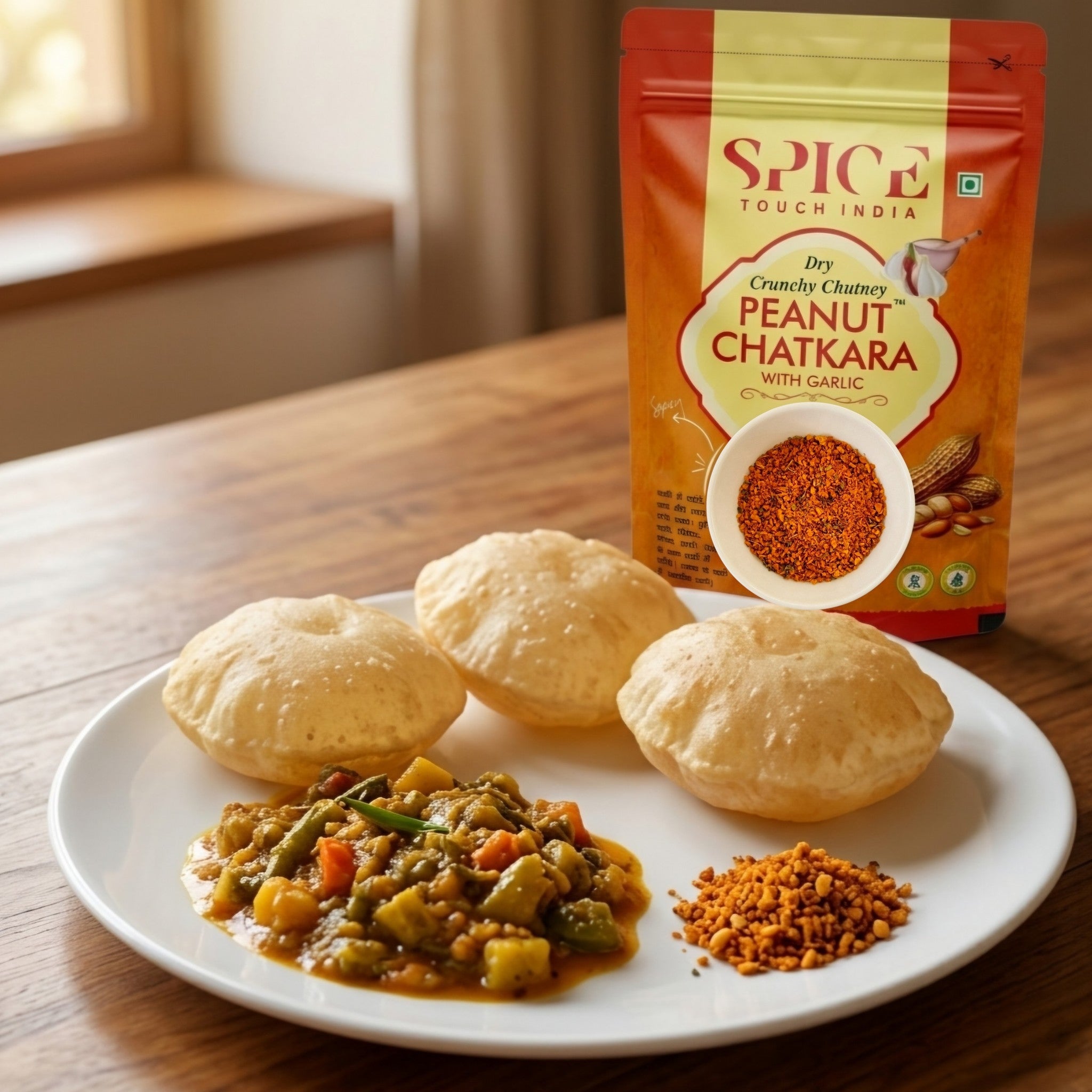Peanut Chatkara | Crunchy Peanut & Garlic Dry Chutney