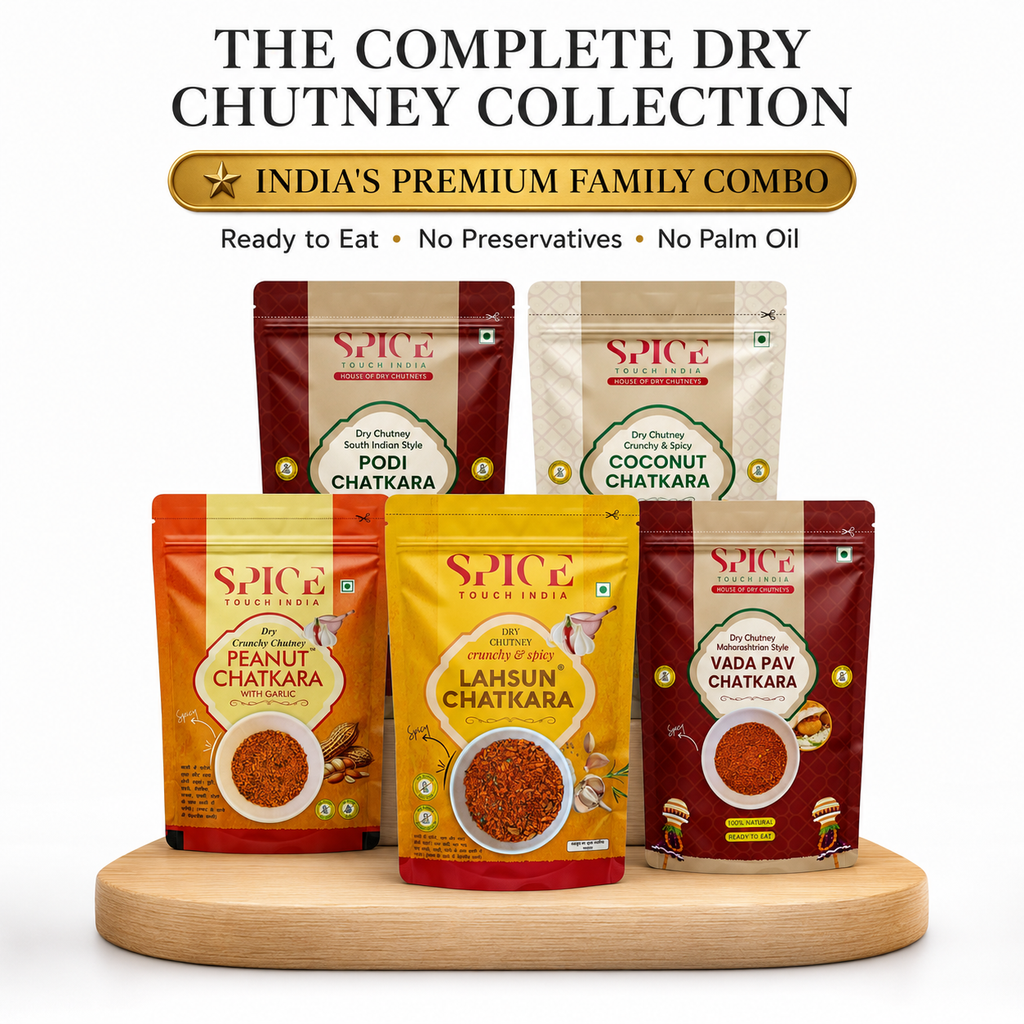 India's Premium Dry Chutney Family Combo ⭐⭐⭐⭐⭐