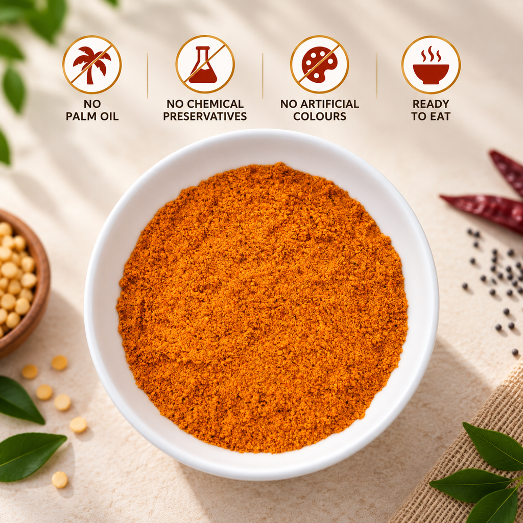 Podi Chatkara | Authentic South Indian Gunpowder Chutney | Net Weight 180g